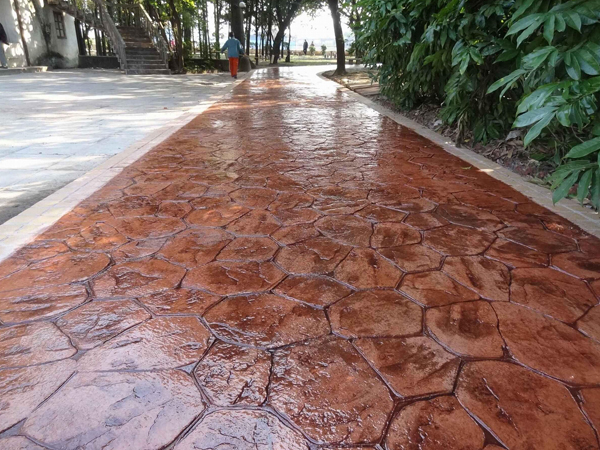 路面压花地坪
